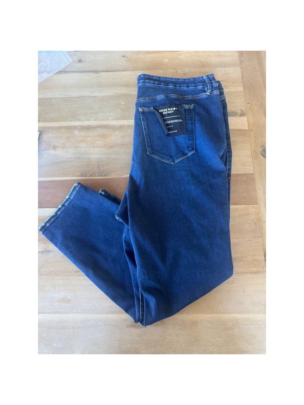 Good American Blue Good Waist Skinny Jeans Plus Size 26